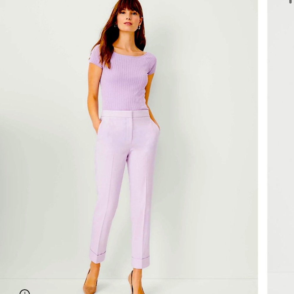 Ann Taylor Lavender Work Pants